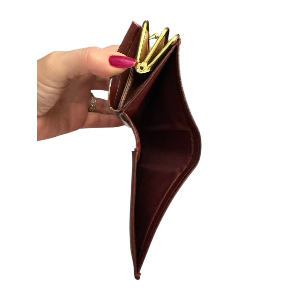 NOS Vintage 70s CAPRI by AMITY Cordova Leather Wallet Billfold Coin Credit Card - Picture 5 of 10